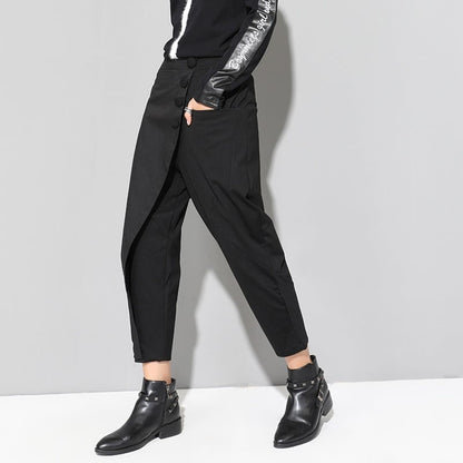 〈Unisex〉Casual Irregular Cropped Pants【TR1371】