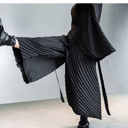 〈Unisex〉 Pleats Tops Wide-pants Set-up【TR1353】