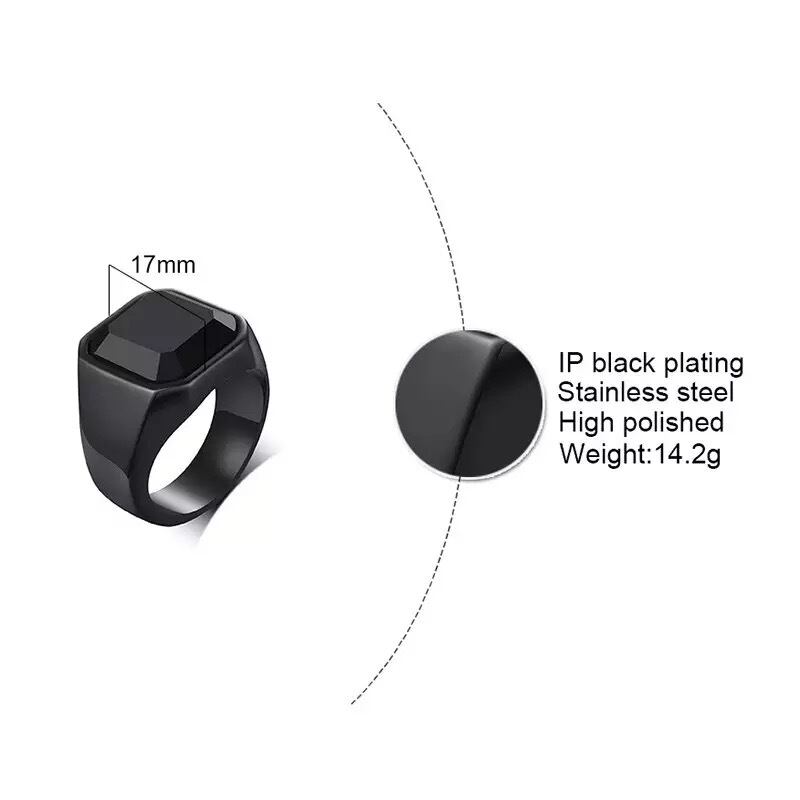 Blackstone Stainless Steel Ring【TR2763】