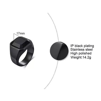 Blackstone Stainless Steel Ring【TR2763】