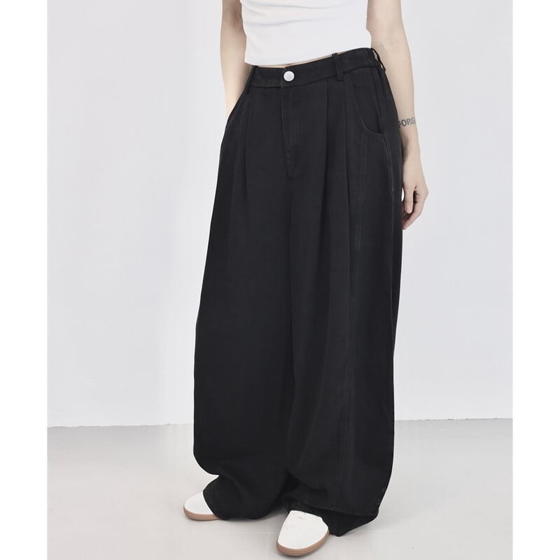 Relax Wide High-Waist Pants【TR3214】