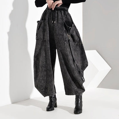 〈Unisex〉Pocket Denim Wide Pants【TR3036】