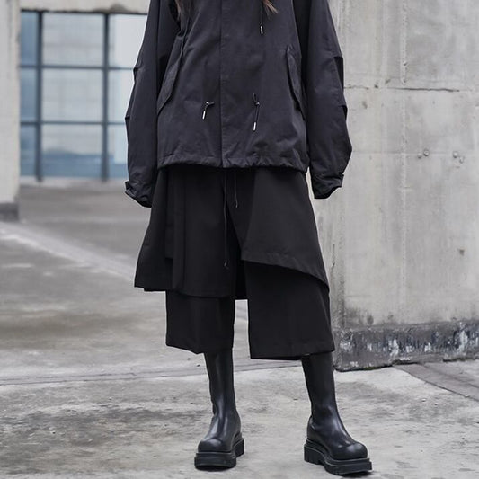 Layered Drawstring Pants【TR3223】