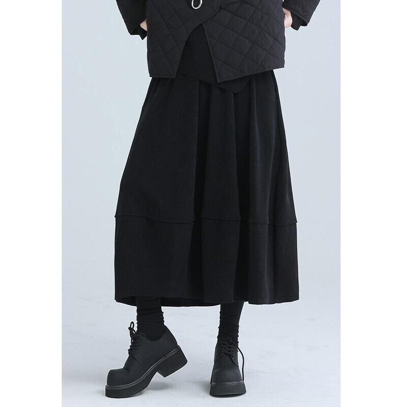 Tiered A-Line Simple Skirt【TR3169】