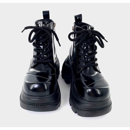 Side Zipper Shorts Boots【TR3388】