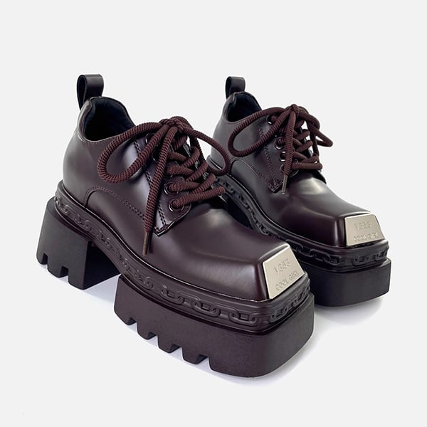 Retro Style Derby Shoes【TR3407】
