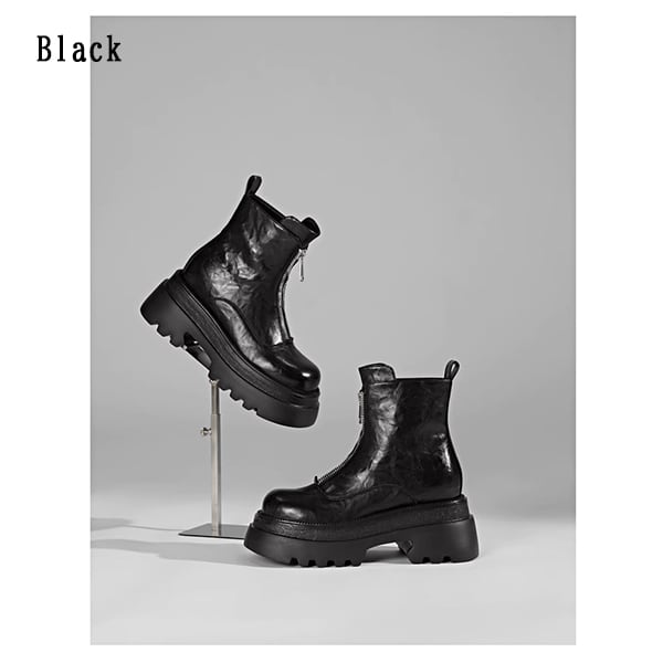 Front Zipper Martin Boots【TR3385】