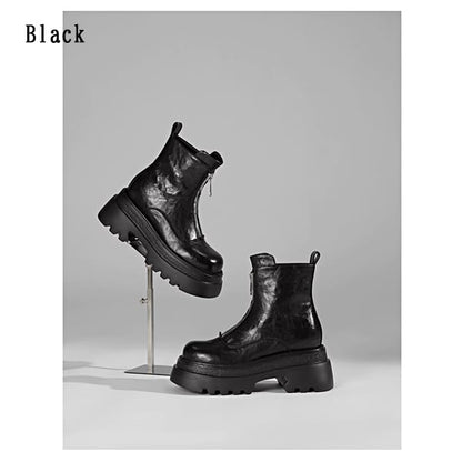 Front Zipper Martin Boots【TR3385】
