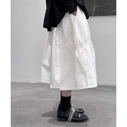 Asymmetry Gather Skirt【TR3163】