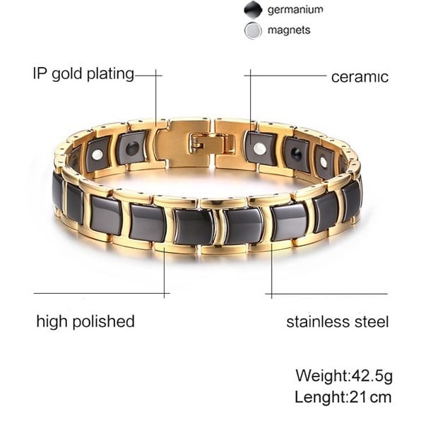 Steel magnetic chain bracelet【TR2757】