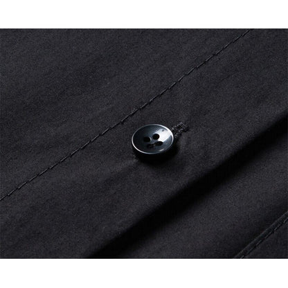 Band-Collar Tie Collared Shirt【TR3123】