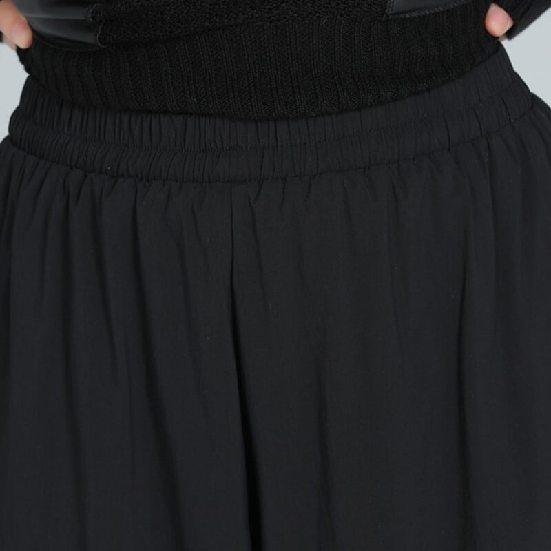 Cropped Gather Pleats Pants【TR3205】