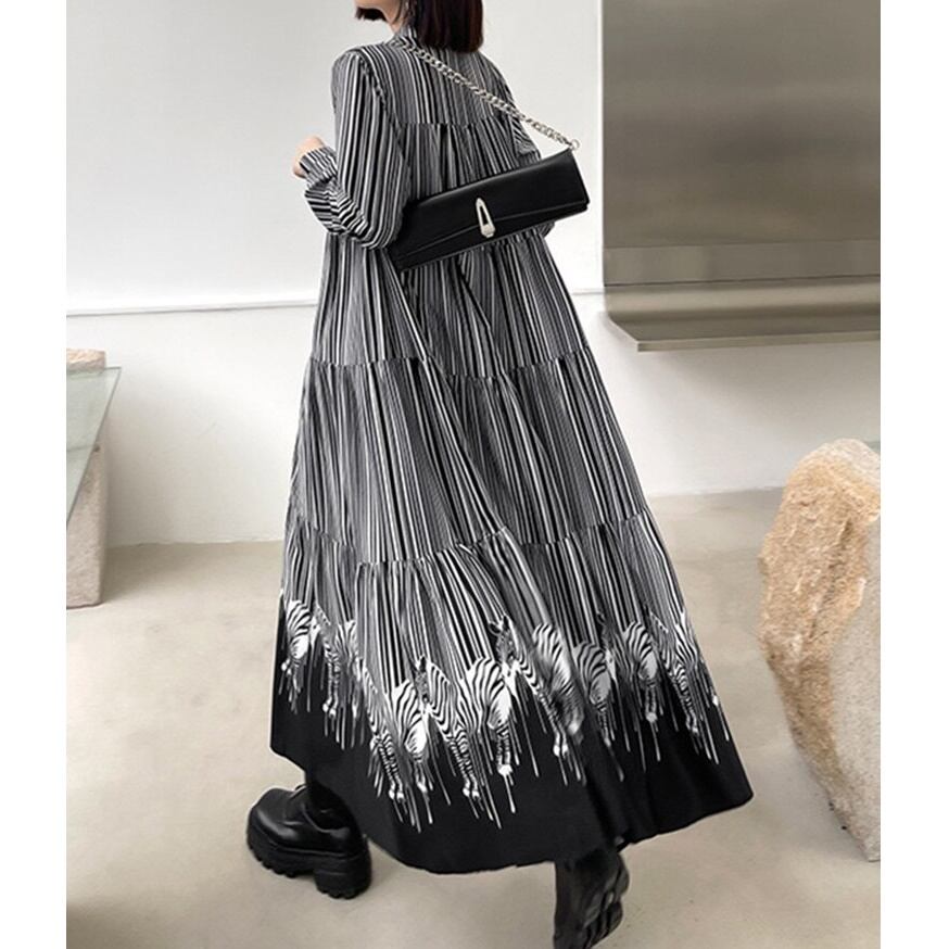Tiered Fluffily All-in-one Dress【TR0506】