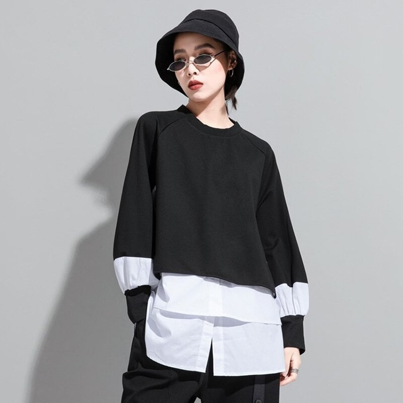 Fake Two Piece Shirt【TR1278】