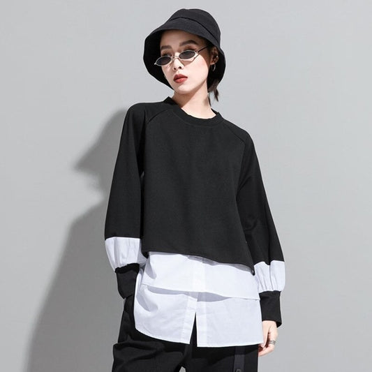 Fake Two Piece Shirt【TR1278】