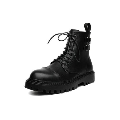 Lace-up Leather Boots【TR1296】