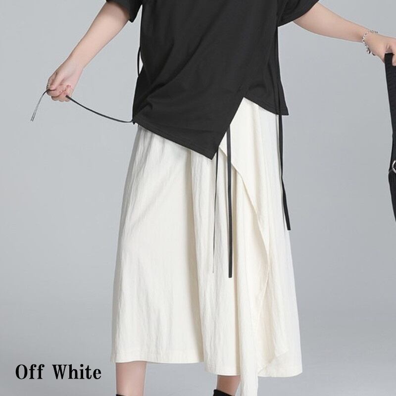 Flare Wide-Leg High-Waist Pants【TR3227】