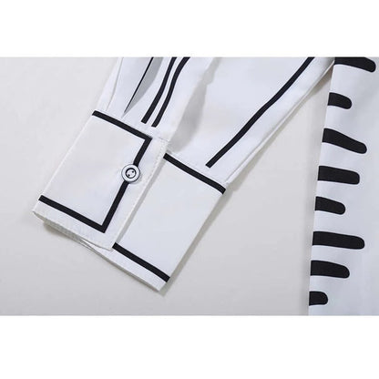 〈Unisex〉Graffiti Print Shirt【TR1037】