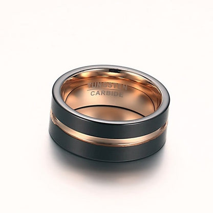 Stainless Sophisticated Ring 8mm【TR2761】