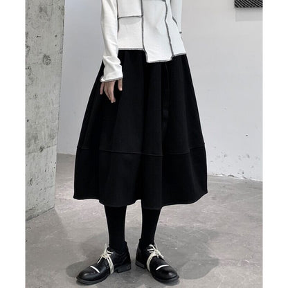 Balloon Tiered Skirt【TR3178】