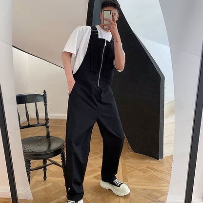 Center Straight Cotton Overall【TR2474】