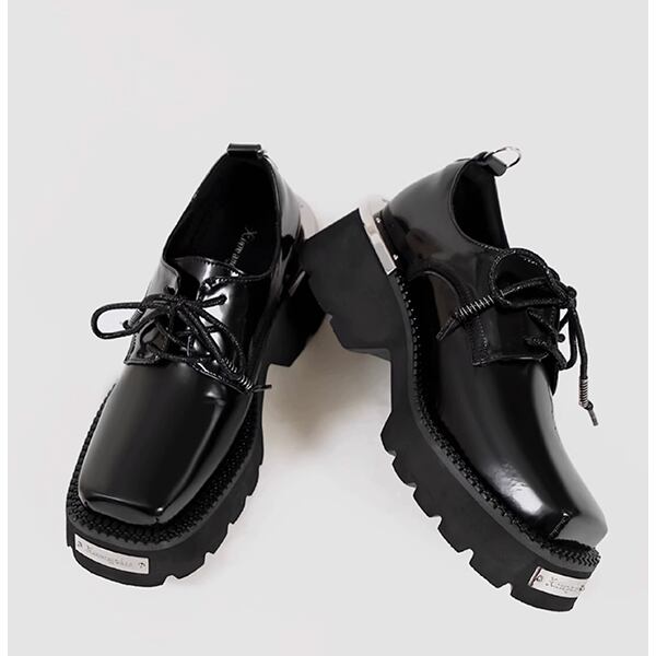 Square Toe Derby Shoes【TR3392】