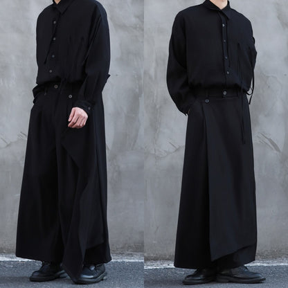 Wrap Design Hakama Pants【TR3275】