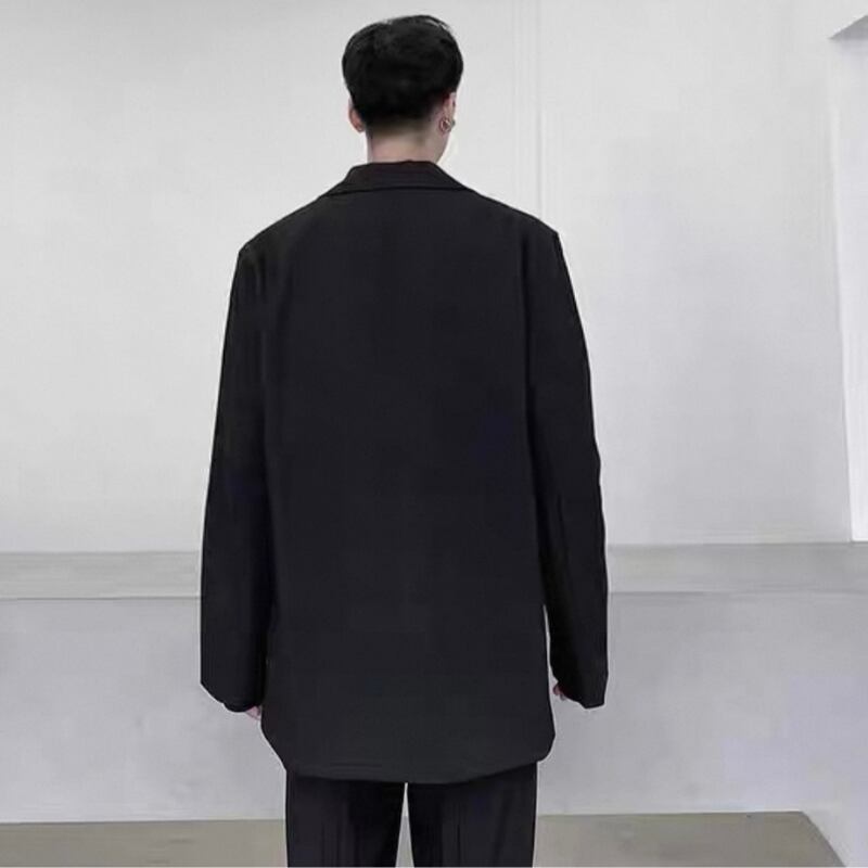 Patchwork Contrast Tailored Jacket【TR3349】