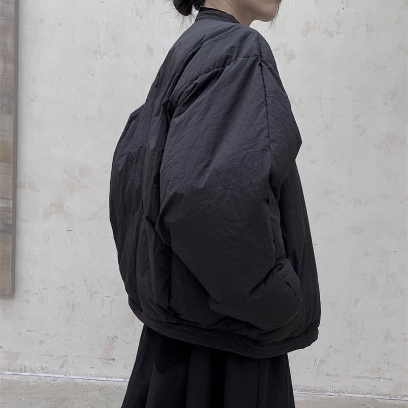 Asymmetry V-Neck Loose Jacket【TR3248】