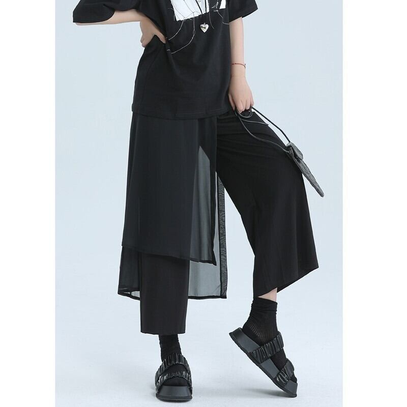 Cropped Layered Pants【TR3219】