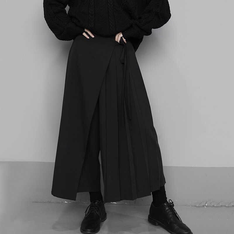 Wide Pleats Flare Pants【TR1320】