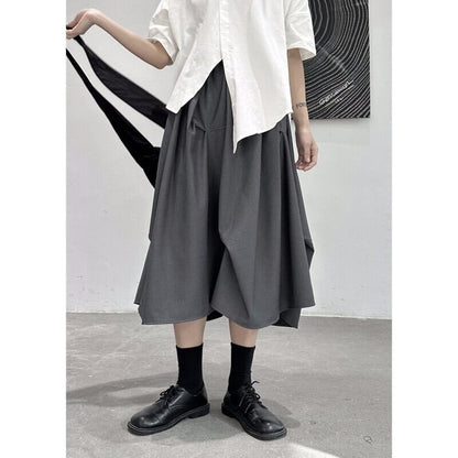 Asymmetry Drape Skirt【TR3187】