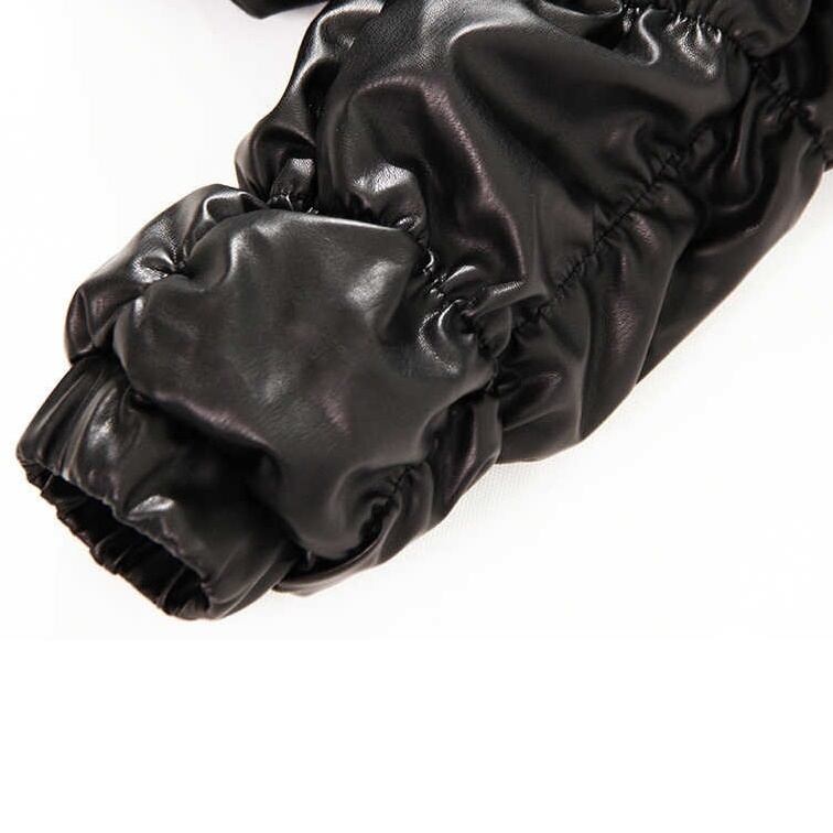 Bubble Fit Black Jacket【TR1108】