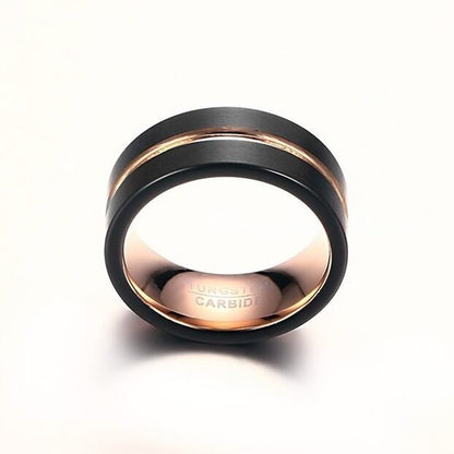 Stainless Sophisticated Ring 8mm【TR2761】