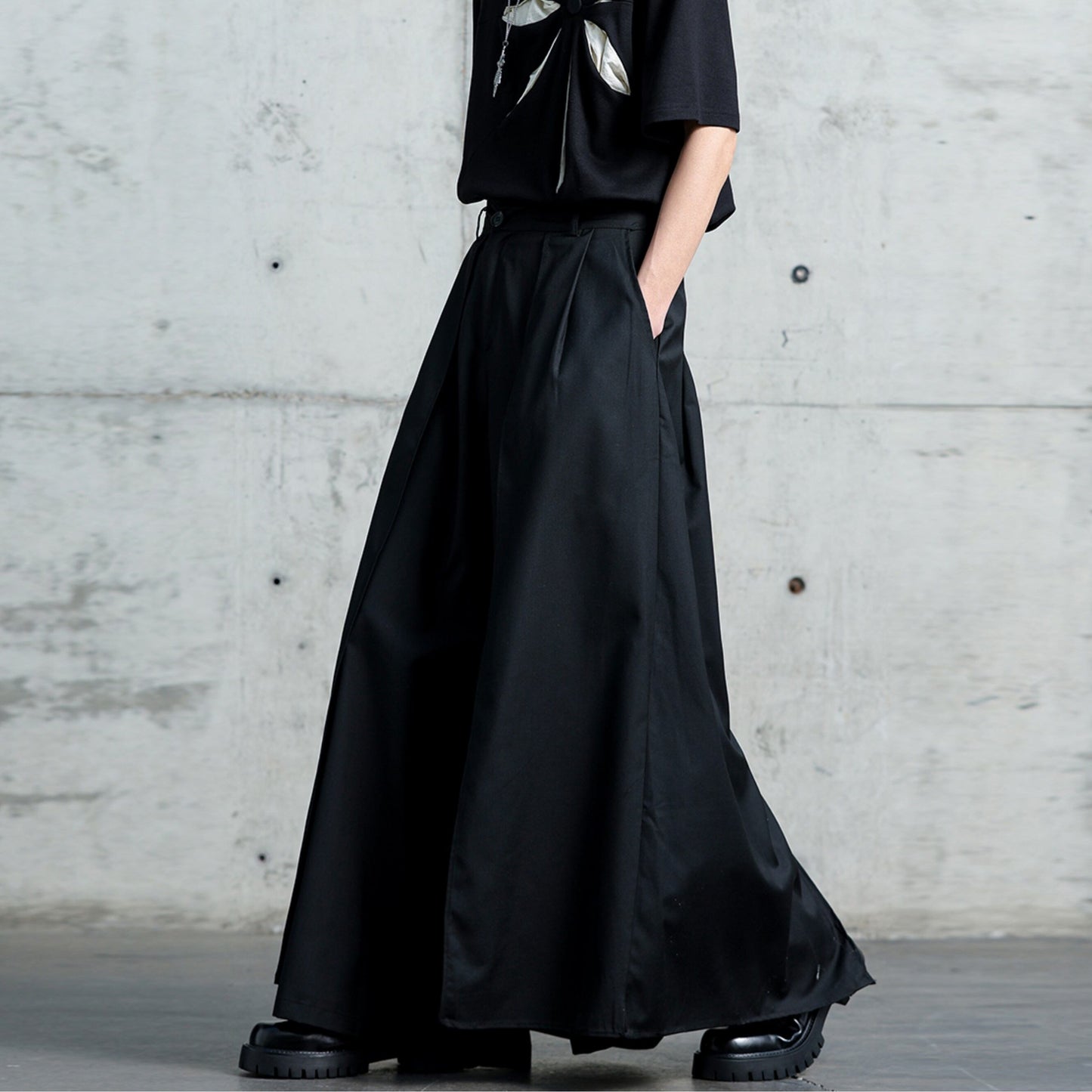 High-Waisted Hakama Pants【TR3271】