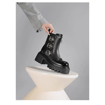 Metal Belt Martin Boots【TR3389】