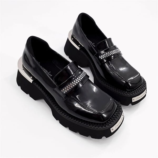Leather Loafers Shoes【TR3393】