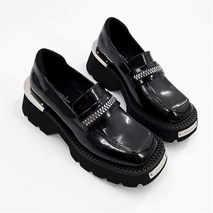 Leather Loafers Shoes【TR3393】