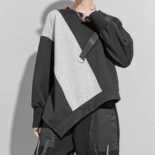 〈Unisex〉Color Block Pullover Shirt【TR2990】