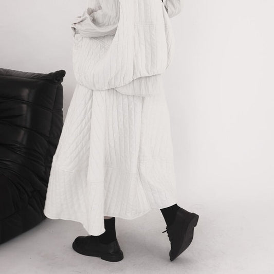 Quilting Crumply Skirt【TR3158】