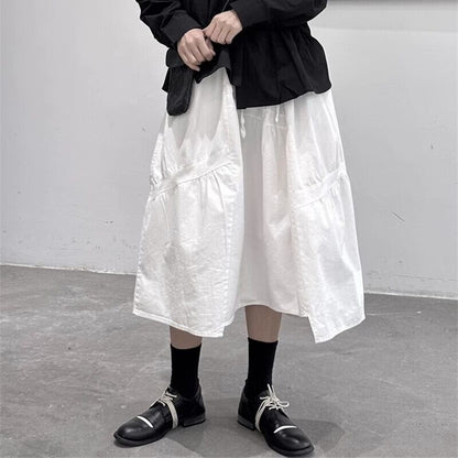 Asymmetry Gather Skirt【TR3163】