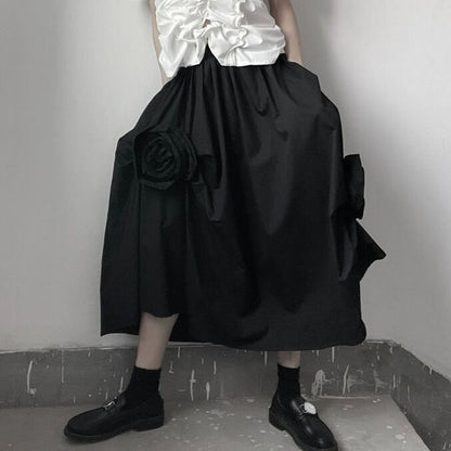 Rose Three-dimensional Volume Skirt【TR1458】