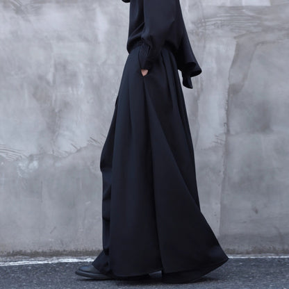 Asymmetry Hakama Pants【TR3287】
