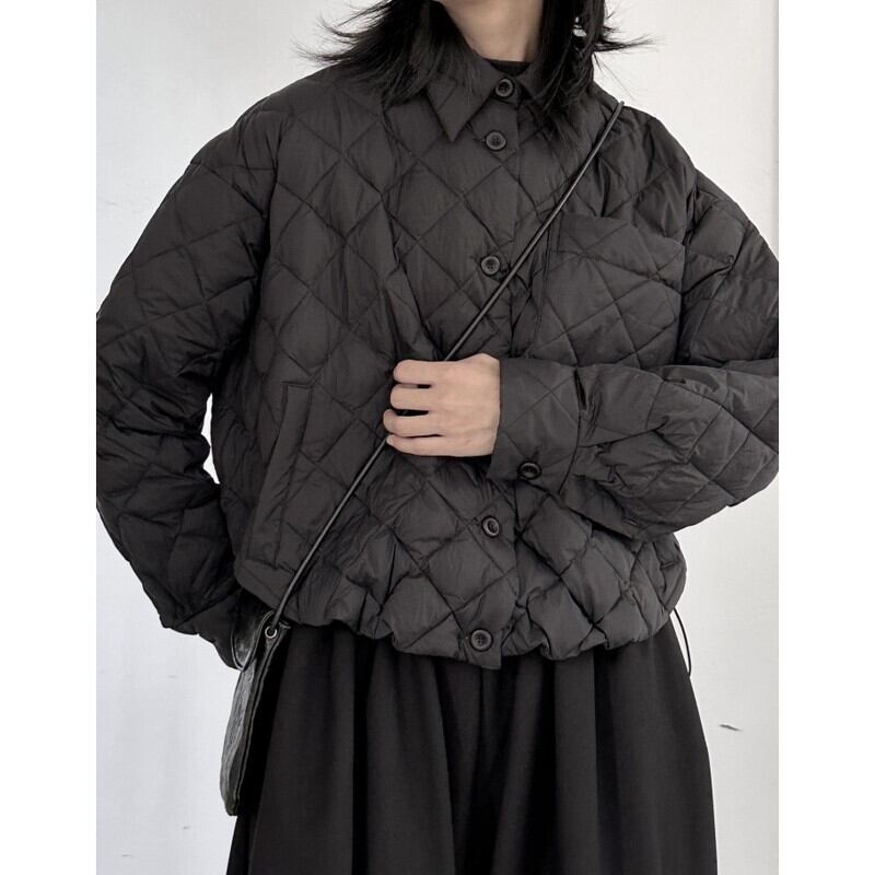 Quilting Polo-Neck Jacket【TR3247】