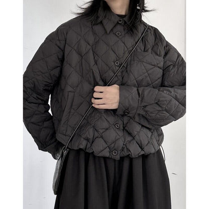 Quilting Polo-Neck Jacket【TR3247】