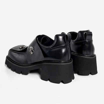 Metallic Cross Pattern Shoes【TR3404】