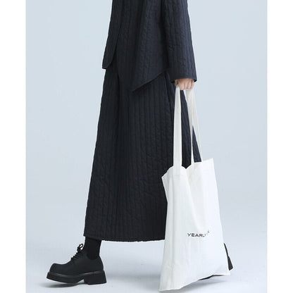 Quilting Long Skirt【TR3153】