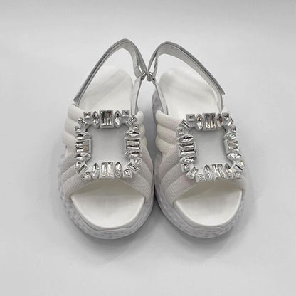 Rhinestone Buckle Sandal【TR3418】
