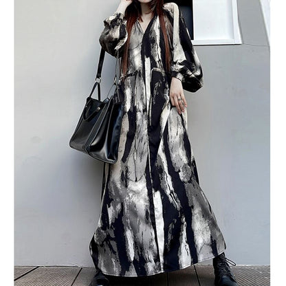 Tie Dye All-in-one Dress【TR3084】