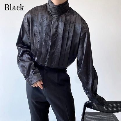 Glossy Flower Slice Shirt【TR3070】